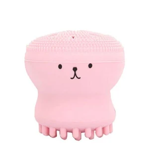 Soft silicone facial cleansing brush for daily face washing