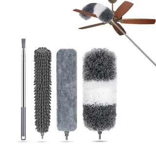 Cleaning Telescoping Ceiling Duster-8 Foot for cleaning ceiling fans, cornices and curtain rods