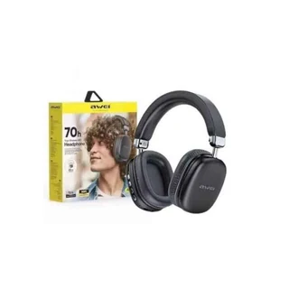 Awei Headphones over-ear black wireless design