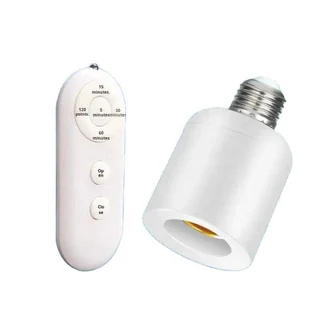 E27 Wireless Lamp Holder 428A with Remote Control and Timer