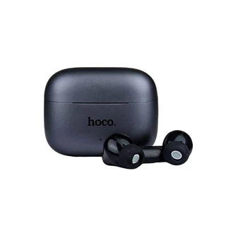 EQ27 Fun AI Translation Earbuds front view with compact wireless earbuds and charging case