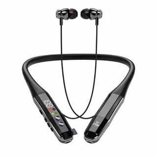 FRB N-26 neckband with magnetic metal earbuds and smart magnetic switch