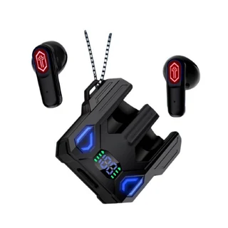 J78 Gaming TWS Earbuds with LED digital battery display on the charging case