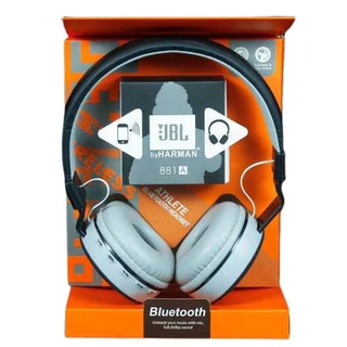 JBL 881A Wireless Bluetooth Headphone front view with over-ear cushioned design