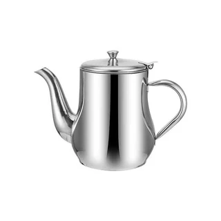 550ml Stainless Steel Oil Pot with Strainer