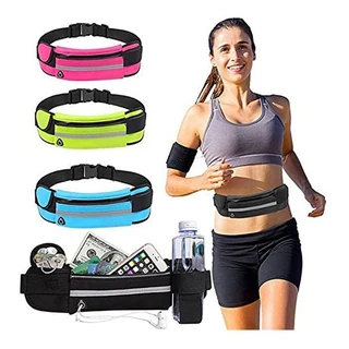 Waterproof Running Belt Bag with Bottle Holder