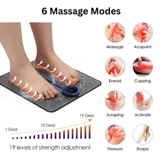 EMS Foot Massager Mat with 9 Intensity Levels
