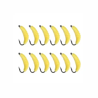12 Pcs Silicone Soft Fishing Worms