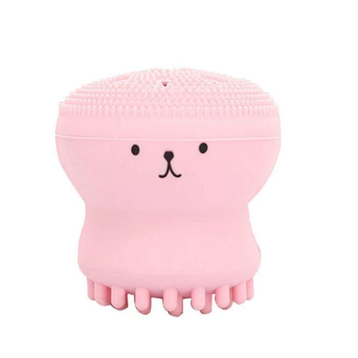 Soft silicone facial cleansing brush for daily face washing
