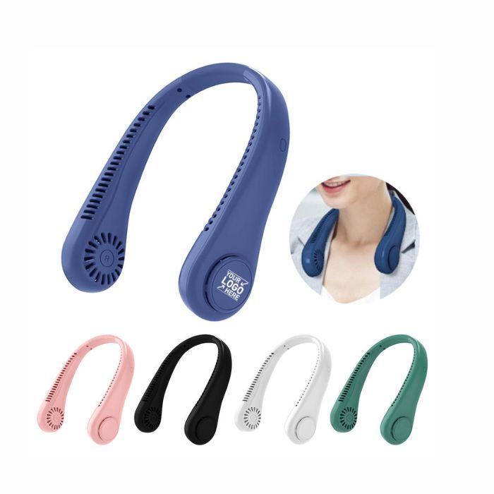 Portable Vaneless Hanging USB Rechargeable Neck Fan Coolfan