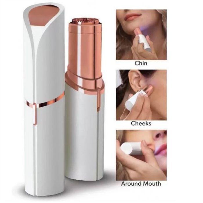 Flawless Facial Hair Remover with compact handheld design for easy everyday use