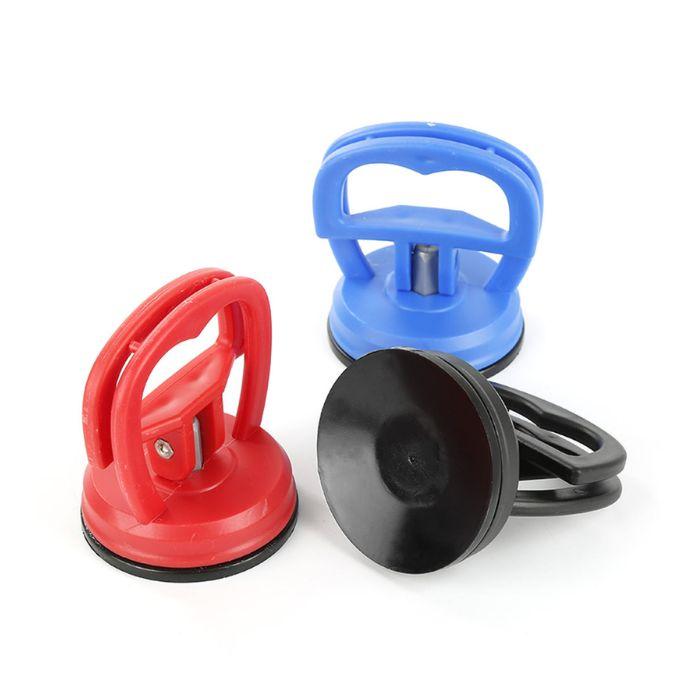 Mini Suction Cup Dent Puller in red blue and black color