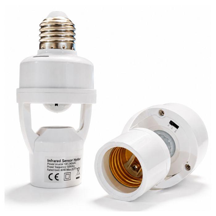 Infrared PIR Motion Sensor E27 Lamp Holder