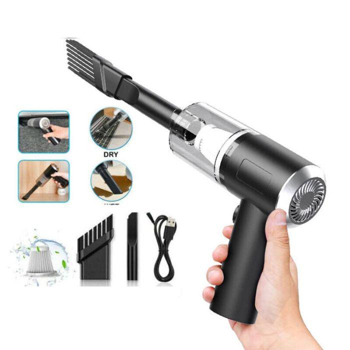 3 in 1 Rechargeable Mini Vacuum Cleaner with LED Light