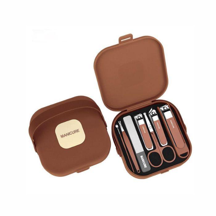 Portable 7-PCS Nail Clipper Manicure Set